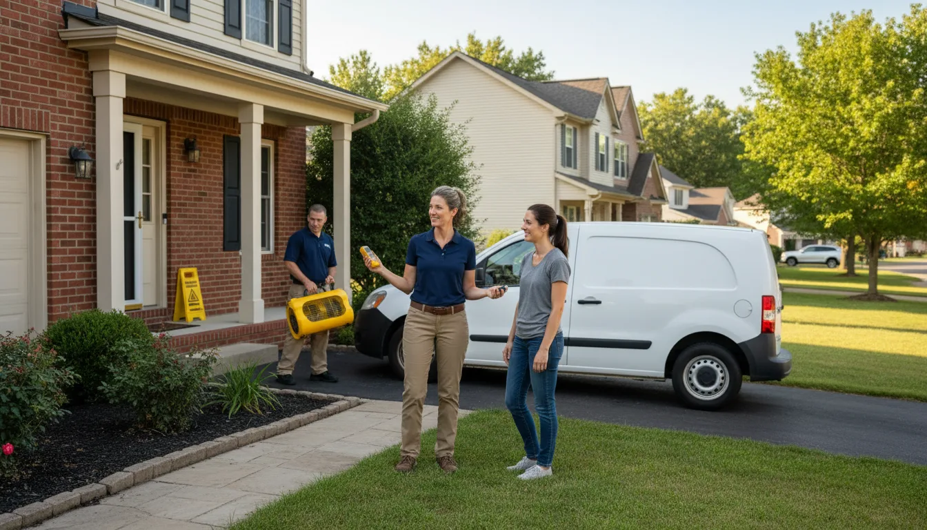 Residential water damage restoration in Wenden, AZ